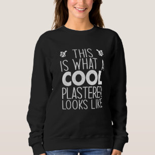 This Is What A Cool Plasterer Looks Like Sweatshirt