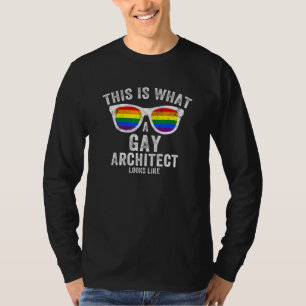This Is What A Gay Architect Looks Like Gay Pride T-Shirt