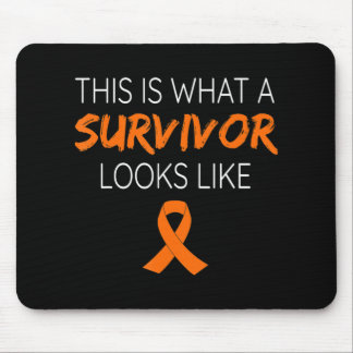 This Is What A Survivor Looks Like Leukemia Awaren Mouse Pad