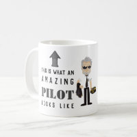 This Is What An Amazing PILOT Look Like Caricature Coffee Mug