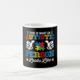 This Is What An Autistic Person Looks Like Autism Coffee Mug