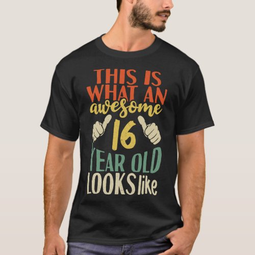 This is What an Awesome 16 Year Old Looks Like 1 T_Shirt