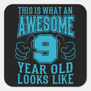 Kids Basketball Shirt Number 9 Year Old Birthday Sticker for Sale by passo