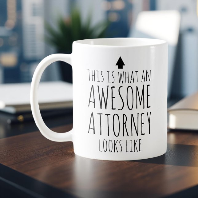 This is What an Awesome Attorney Looks Like Coffee Mug (Creator Uploaded)