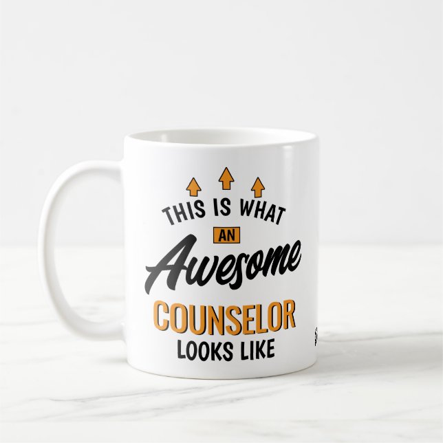 This is What an Awesome Counselor Looks Like Coffee Mug (Left)