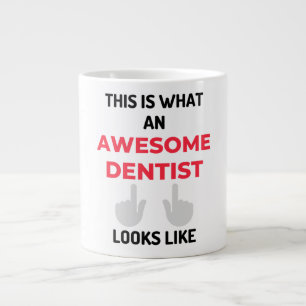 This Is What An Awesome Dentist Looks Like 2 Giant Coffee Mug