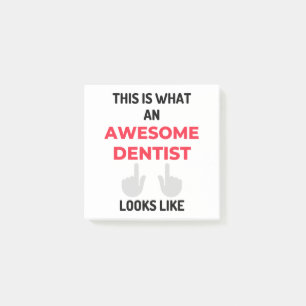 This Is What An Awesome Dentist Looks Like 2 Post-it Notes