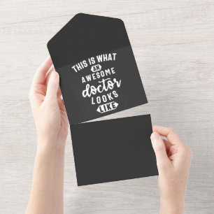 This Is What An Awesome Doctor Looks Like All In One Invitation