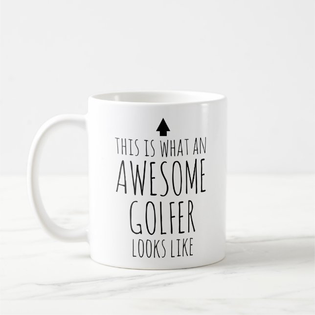 This is What an Awesome Golfer Looks Like Coffee Mug (Left)