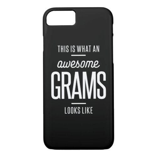 This Is What an Awesome Grams Looks Like iPhone 87 Case