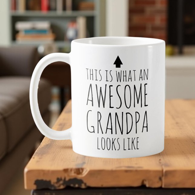 This is What an Awesome Grandpa Looks Like Coffee Mug (Creator Uploaded)
