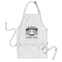 This is what an awesome Handball player looks like Adult Apron This is what an awesome Handball player looks like Adult Apron