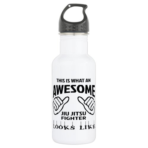 This is what an awesome Jiu_Jitsu Fighter looks li Water Bottle