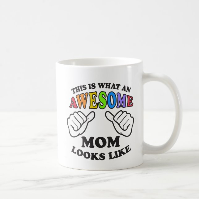 This Is What An Awesome Lesbian Mom Looks Like Coffee Mug (Right)