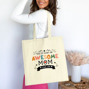 This is What an Awesome Mom looks like Mothers Day Tote Bag
