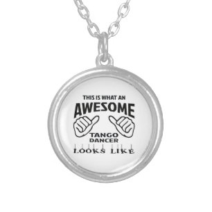This is what an awesome Tango Dance looks like Silver Plated Necklace