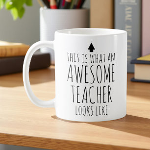 This is What an Awesome Teacher Looks Like Coffee Mug