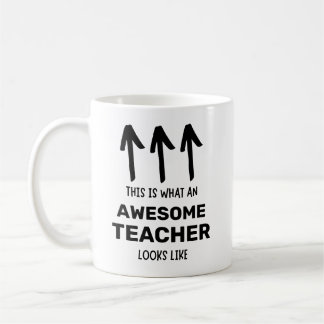 This Is What An Awesome Teacher Looks Like Coffee Mug