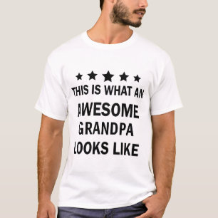 This is what an Grandpa looks like Funny White T-Shirt