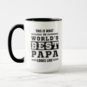 This is what the world's best papa looks like mug