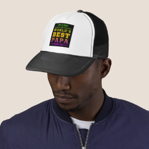 this is what the worlds best papa looks like trucker hat