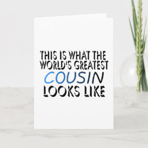 This Is What The World's Greatest Cousin (blue) (2 Card