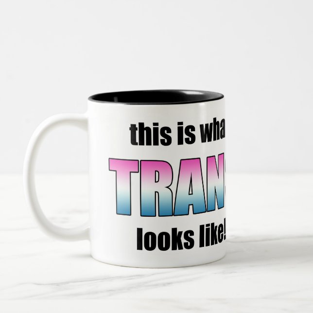This is what TRANS looks like! Coffee Mug (Left)