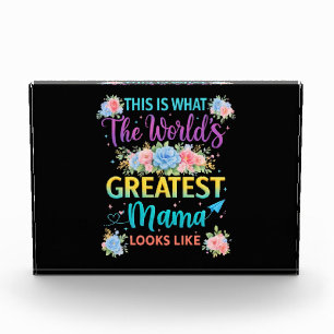 This is What Worlds Greatest Mama Photo Block