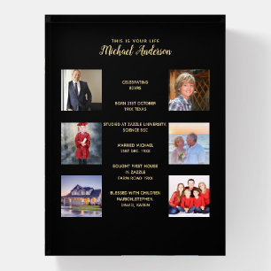 THIS IS YOUR LIFE - ADD PHOTOS MILESTONES AWARD PAPERWEIGHT