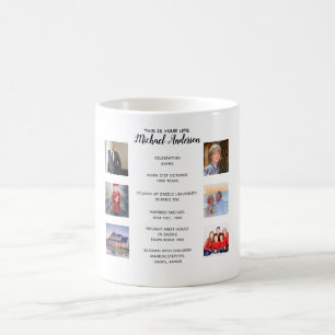 THIS IS YOUR LIFE - ADD PHOTOS + MILESTONES COFFEE MUG