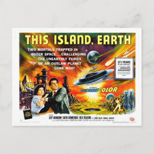 THIS ISLAND, EARTH POSTCARD
