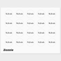 Great Job! Classic Round Sticker, Zazzle