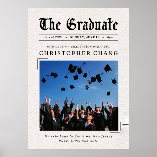 This Just In Graduation Celebration Extravaganza Poster