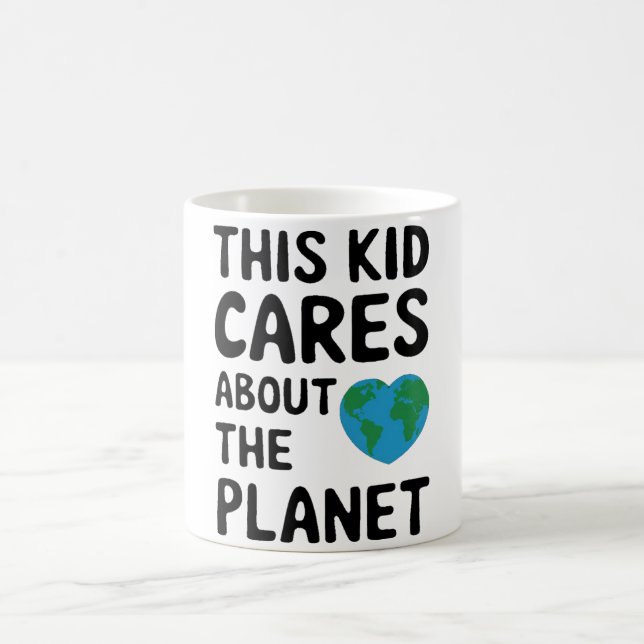 This Kid Cares About the Planet Coffee Mug (Center)