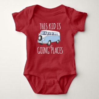 This Kid Is Going Cool Places Baby Bodysuit
