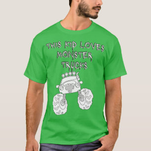 This Kid Loves Monster Trucks 14 T-Shirt