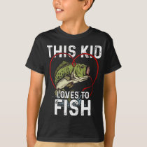This Kid Loves to Fish Fishing Children Fisherman T-Shirt This Kid Loves to Fish Fishing Children Fisherman T-Shirt