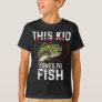 This Kid Loves to Fish Fishing Children Fisherman T-Shirt