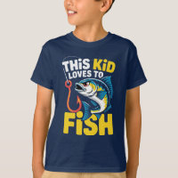 This Kid Loves to Fish Fishing Children Fisherman