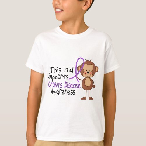 This Kid Supports Crohns Disease Awareness T_Shirt