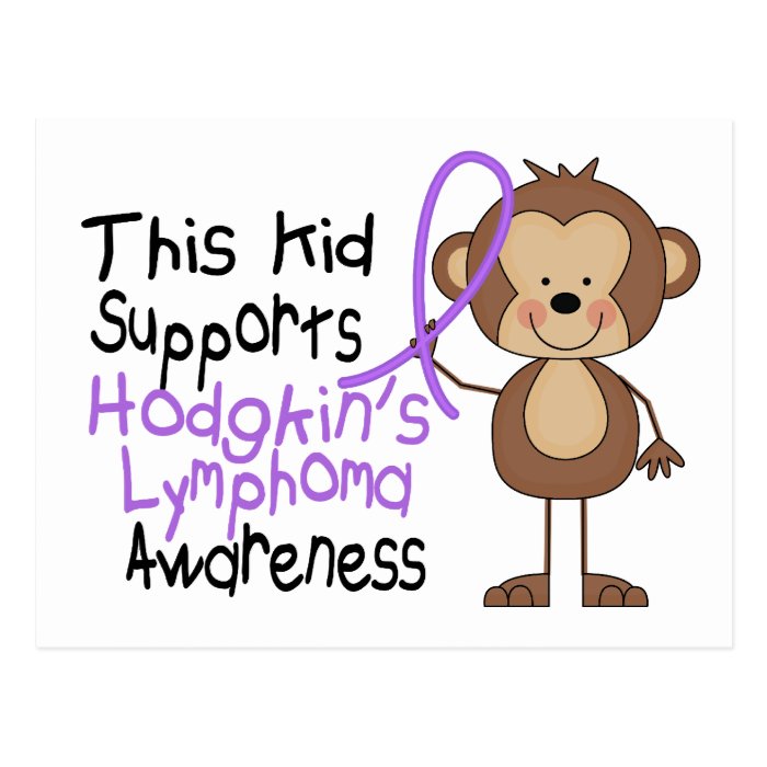 This Kid Supports Hodgkins Lymphoma Awareness Post Cards