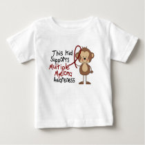 This Kid Supports Multiple Myeloma Awareness Baby T-Shirt