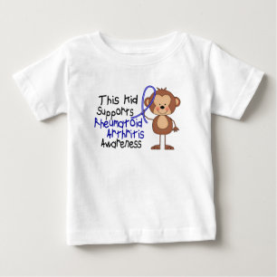This Kid Supports Rheumatoid Arthritis Awareness Baby T-Shirt