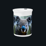 This Koala Bear Just Loves A Selfie, Milk Pitcher<br><div class="desc">Pictured up close is a Koala Bear who just loves a selfie</div>