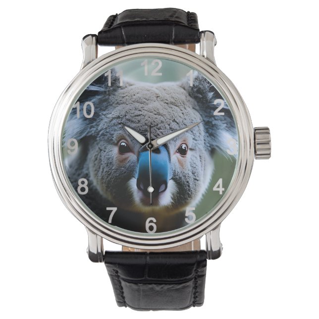 This Koala Bear Loves A Selfie, Wrist Watch (Front)