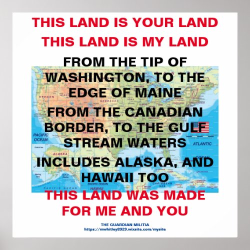 This Land is your Land Poster