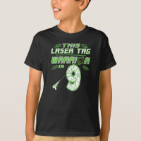 This Laser Tag Warrior is 9 Gaming 9th Birthday 