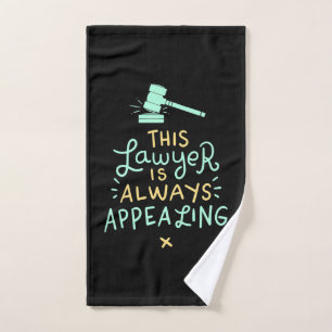 This Lawyer Is Always Appealing Hand Towel