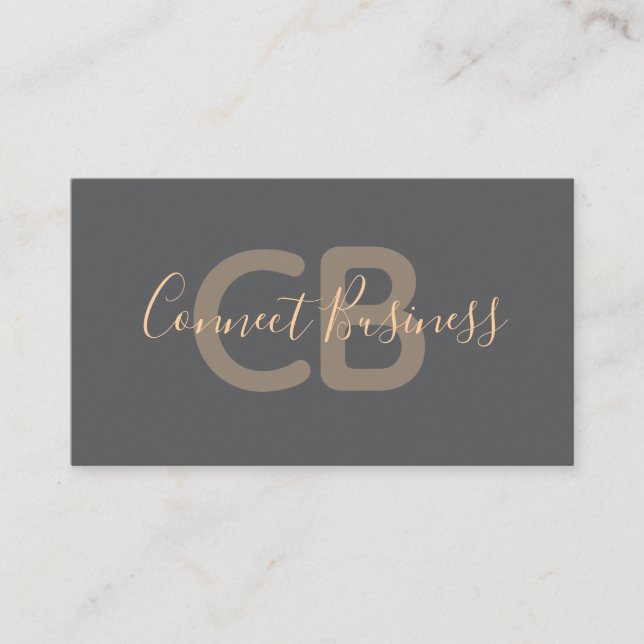 , this layout balances sophistication and modern business card (Front)