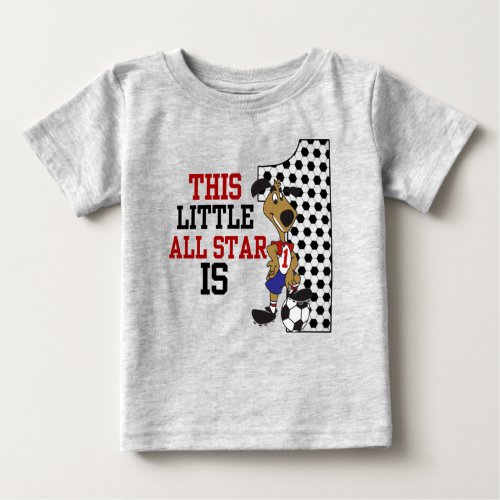 This Little ALL STAR is 1 BIRTHDAY Tee
